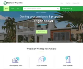 Edenviewproperty.ng(Edenview Properties) Screenshot