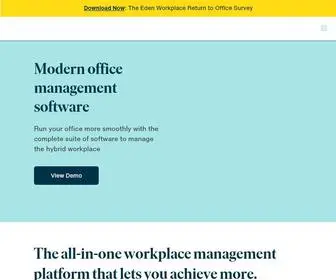 Edenworkplace.com(Workplace Management & IWMS Software) Screenshot