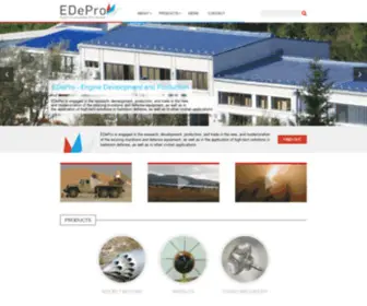 Edepro.com(Engine Development and Production) Screenshot