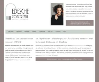 Edescheconcertzaal.nl(Edesche Concertzaal) Screenshot