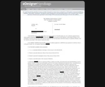 Edesignerhandbags.net(Affordable Replica Chanel Store) Screenshot