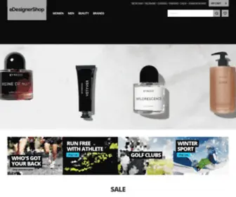 Edesignershop.com(Athlete2 Home Page En) Screenshot