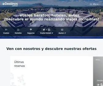 Edestinos.com.sv(Pasajes aéreos) Screenshot