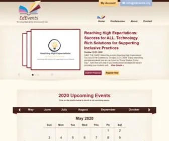 Edevents.org(EdEvents is an event planning and coordination service provided by CESA #11. Our specialty) Screenshot