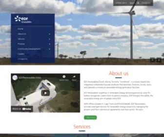 EDF-RE.co.za(EDF Renewables South Africa) Screenshot