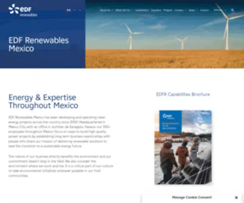 EDF-RE.mx(Clean Power Generation in Mexico with EDF Renewables) Screenshot