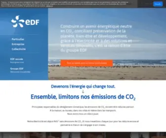 EDF.com(Devenons l’énergie qui change tout) Screenshot