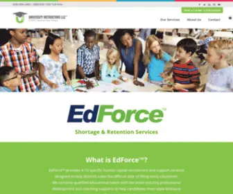 Edforcesolutions.com(EdForce Recruiting Services) Screenshot