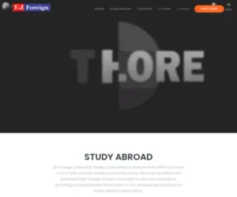 Edforeign.com(Study Abroad) Screenshot