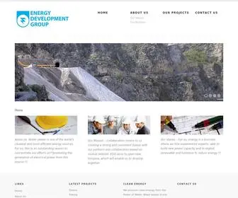 EDG.al(ENERGY DEVELOPMENT GROUP Water power) Screenshot