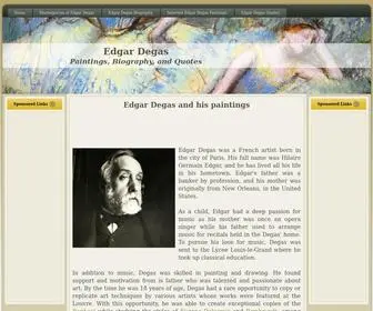 Edgar-Degas.net(Edgar Degas) Screenshot