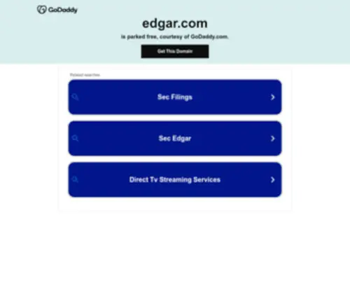 Edgar.com(Edgar) Screenshot