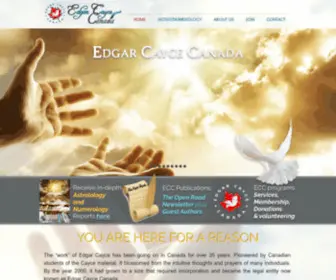 Edgarcaycecanada.com(Edgar Cayce Canada) Screenshot