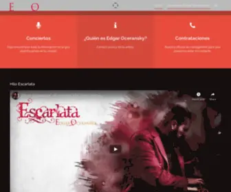 Edgaroceransky.com(Escarlata) Screenshot