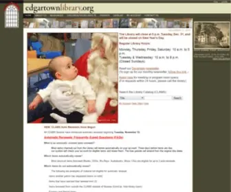 Edgartownlibrary.org(Edgartown Public Library) Screenshot