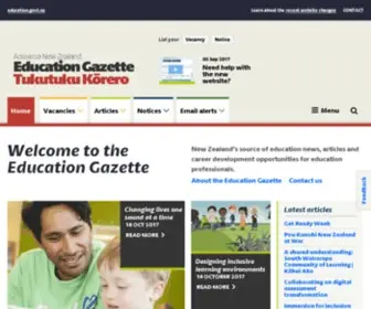 Edgazette.govt.nz(Education Gazette) Screenshot