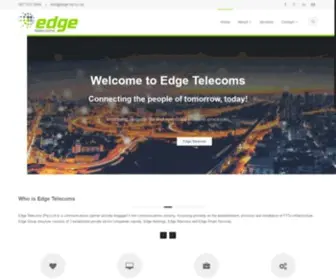 Edge-TEL.co.za(Edge Telecoms) Screenshot