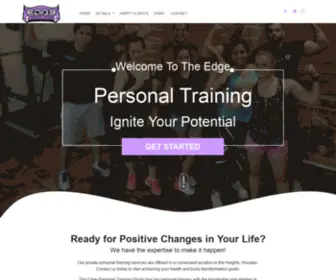Edge-Trainer.com(The Edge Personal Training) Screenshot