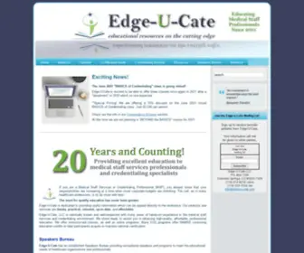 Edge-U-Cate.com(Credentialing) Screenshot