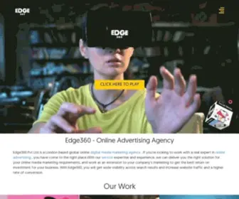 Edge360.co.uk(Online Advertising Agency in the UK) Screenshot