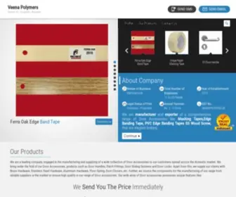 Edgebandtapes.com(Veena Polymers) Screenshot