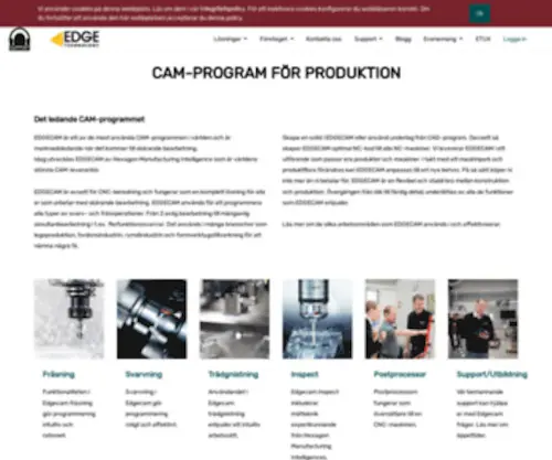 Edgecam.se(CAM program för Produktion) Screenshot