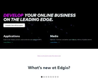 Edgecast.com(EdgeCast's CDN) Screenshot