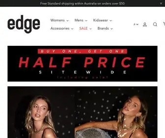 Edgeclothing.com.au(Clothes Online) Screenshot