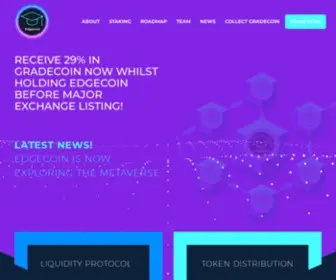 Edgecoinpay.com(World's First Educational Digital Token Stable Coin) Screenshot