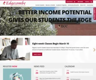 Edgecombe.edu(Edgecombe Community College) Screenshot