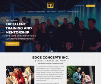 Edgeconceptsinc.com(Edge Concepts Inc) Screenshot