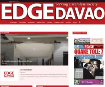 Edgedavao.net(Edge Davao) Screenshot