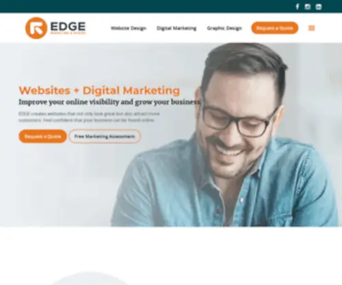 Edgedesignsolutions.com(Web Design & Digital Marketing Red Deer) Screenshot