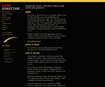 Edgedirector.com(Managed dns services) Screenshot