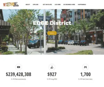 Edgedistrict.org(EDGE District) Screenshot