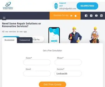 EdgedXB.com(Property Maintenance Company in Dubai) Screenshot