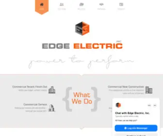 Edgeelectricinc.com(Edge Electric Inc) Screenshot