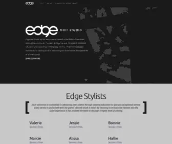 Edgehairstudio.com(Edge hair studio) Screenshot