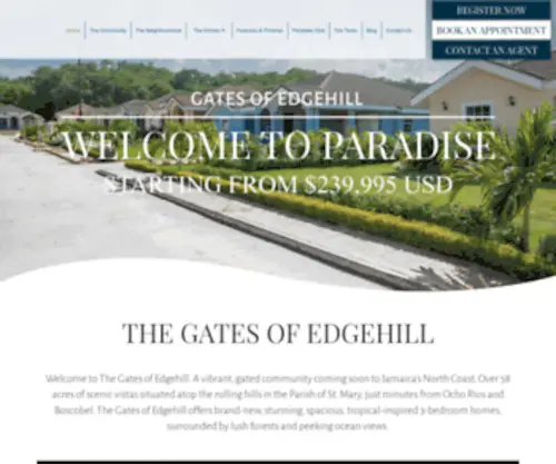 Edgehillhomes.com(The Gates of Edgehill) Screenshot