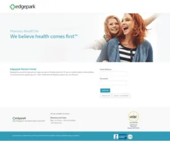 Edgeparkpharmacy.com(Pharmacy Benefit Site) Screenshot