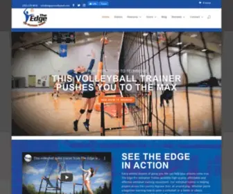 Edgeprovolleyball.com(Volleyball training equipment) Screenshot