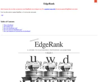 Edgerank.net(Edgerank) Screenshot