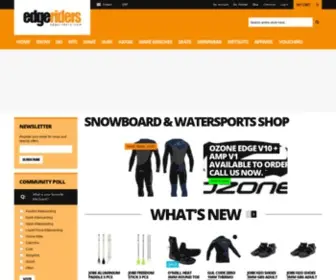 Edgeriders.com(UK Shop for Snowboards) Screenshot