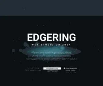 Edgering.org(Tvorba www stránek) Screenshot