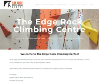 Edgerockclimbing.com.au(The Edge Rock Climbing Centre) Screenshot