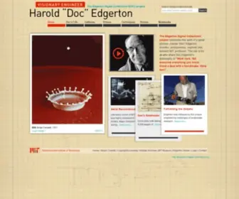 Edgerton-Digital-Collections.org(Harold "Doc" Edgerton) Screenshot