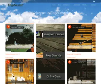 Edgesounds.com(EdgeSounds > Home) Screenshot