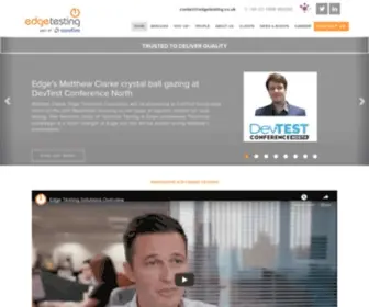 Edgetesting.co.uk(Edge Testing) Screenshot