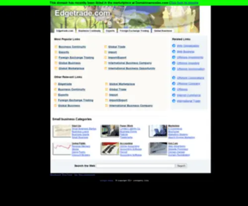 Edgetrade.com(Edgetrade) Screenshot