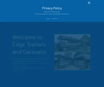 Edgetrailers.com.au(Caravan and Trailer Manufacturer) Screenshot